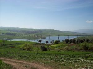 Le Pont de Mila vue de Grarem Gouga