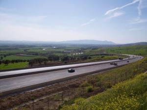 Vue sur autoroute est ouest