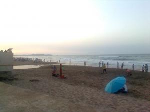 منظر من شاطئ  العيون