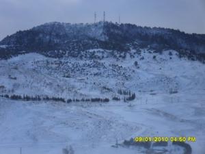 Djebel Meddad sous la neige