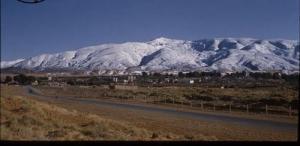 Les Montagnes de Ain Sefra sous la neige