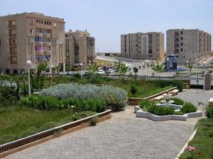 Vue du jardin Islamique