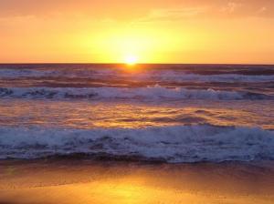 Coucher de Soleil sur la Plage Terga