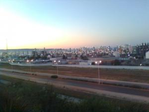 مدخل المنطقة الصناعية لبلدية  بطيوة