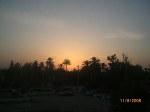 Coucher de Soleil sur Hammam Bouhadjar