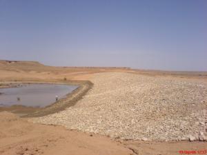 Digue de Oum Tboule dans la commune Metlili