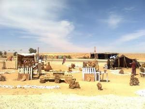 Vente de Roses des sables sur la route de Ghardaia