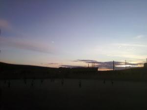 Coucher de Soleil sur Berriane