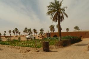 Jardin à côté de l'église de Charles de Foucauld