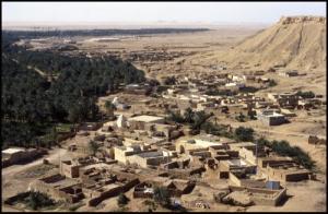Vue sur la ville d'El Golea en 1985