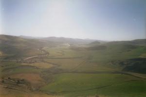 Route Nationale (Nº 23)  à l´Est de Oued Es salam en allant vers Rahouia, vue de Lhadj Hmed