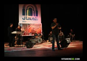 المطرب  الشاب حسينات  بدار الثقافة لمدينة  تلمسان