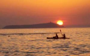 غروب الشمس على جزيرة  رشڨون  (ولاية عين تموشنت)