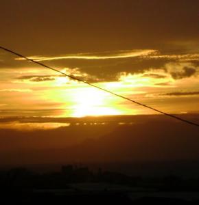 غروب الشمس على ساحل مدينة تيبازة (1)