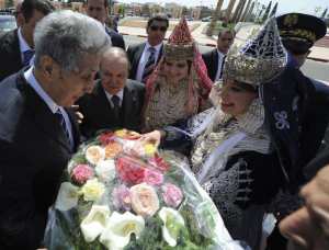 الرئيس الجزائري الراحل  أحمد بن بلة