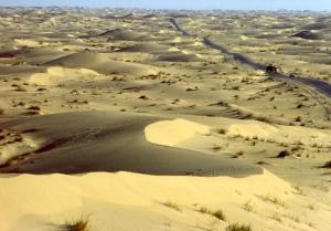 منظر صحراوي بضواحي  الواد