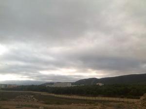 منظر من ضواحي مدينة 